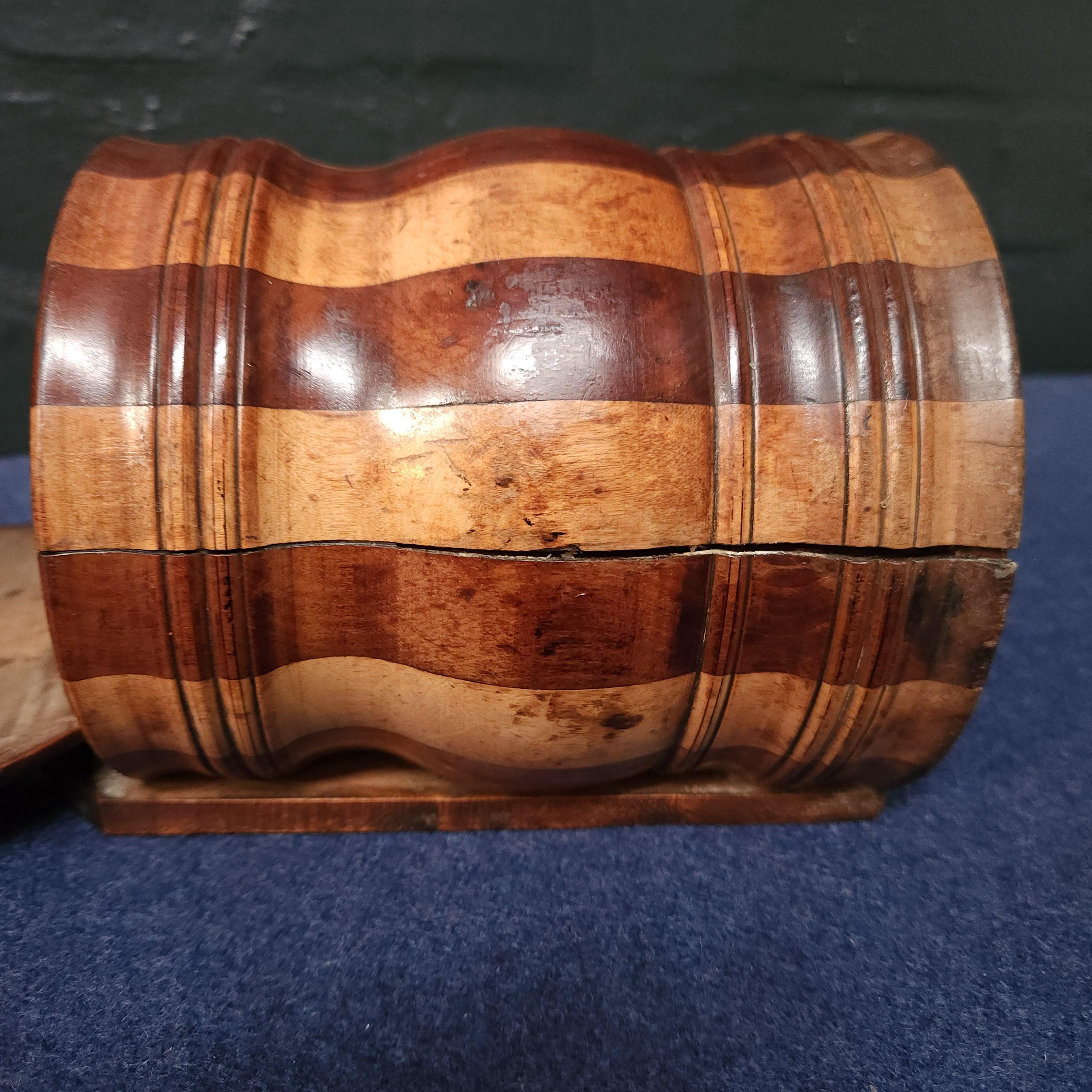 19th century Scottish Treen Salt Box