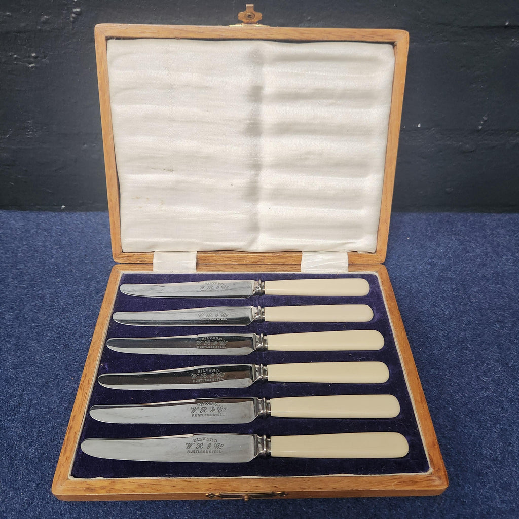 Cased Set of Dessert Cutlery