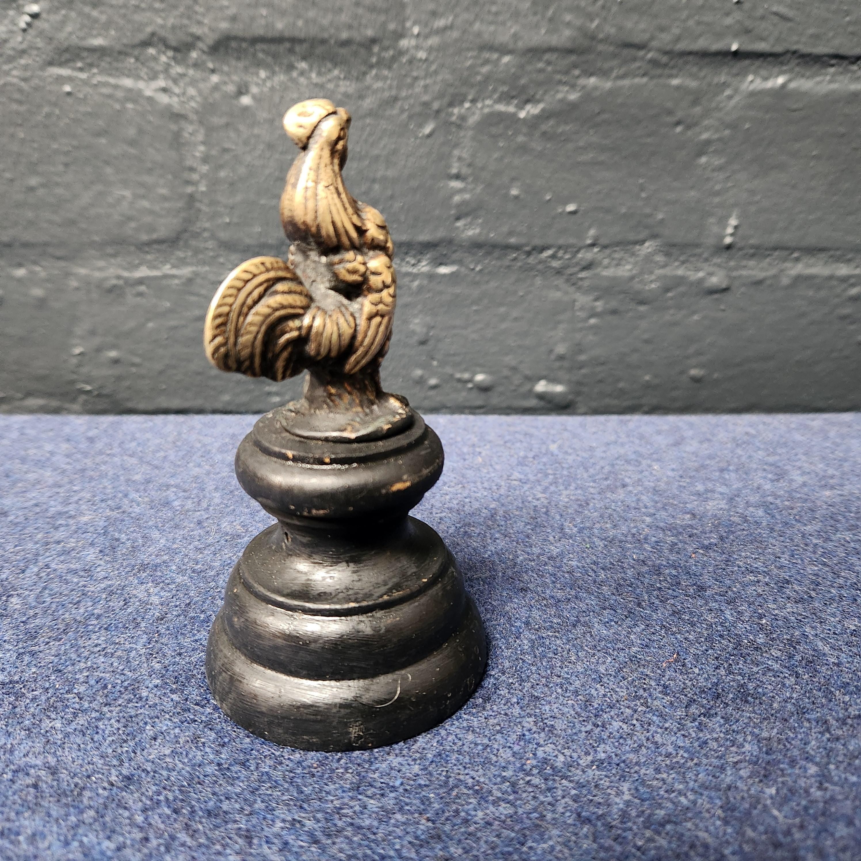 Brass Cockerel/Rooster Car Mascot