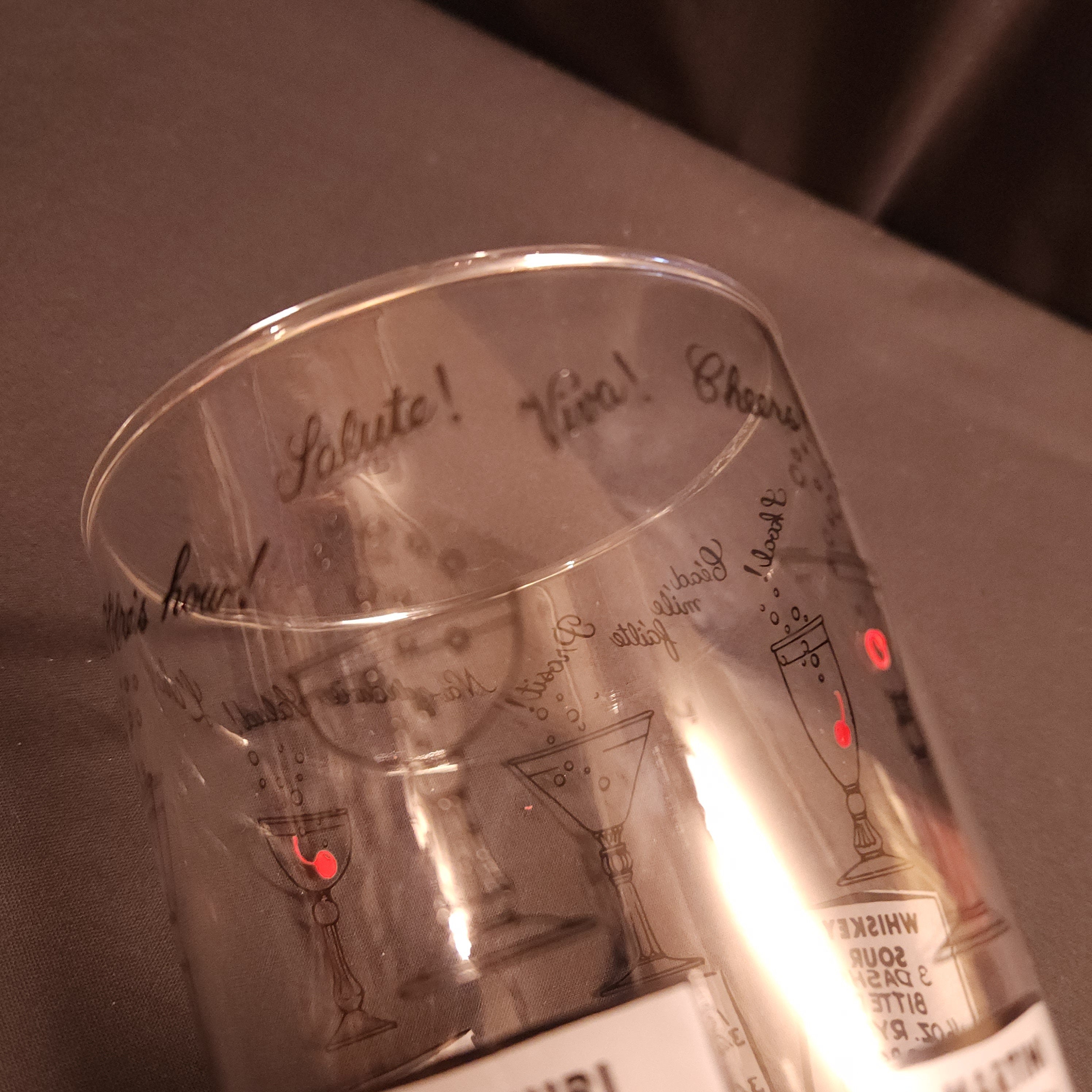 Vintage Retro Circa 1960's Glass Cocktail Mixer