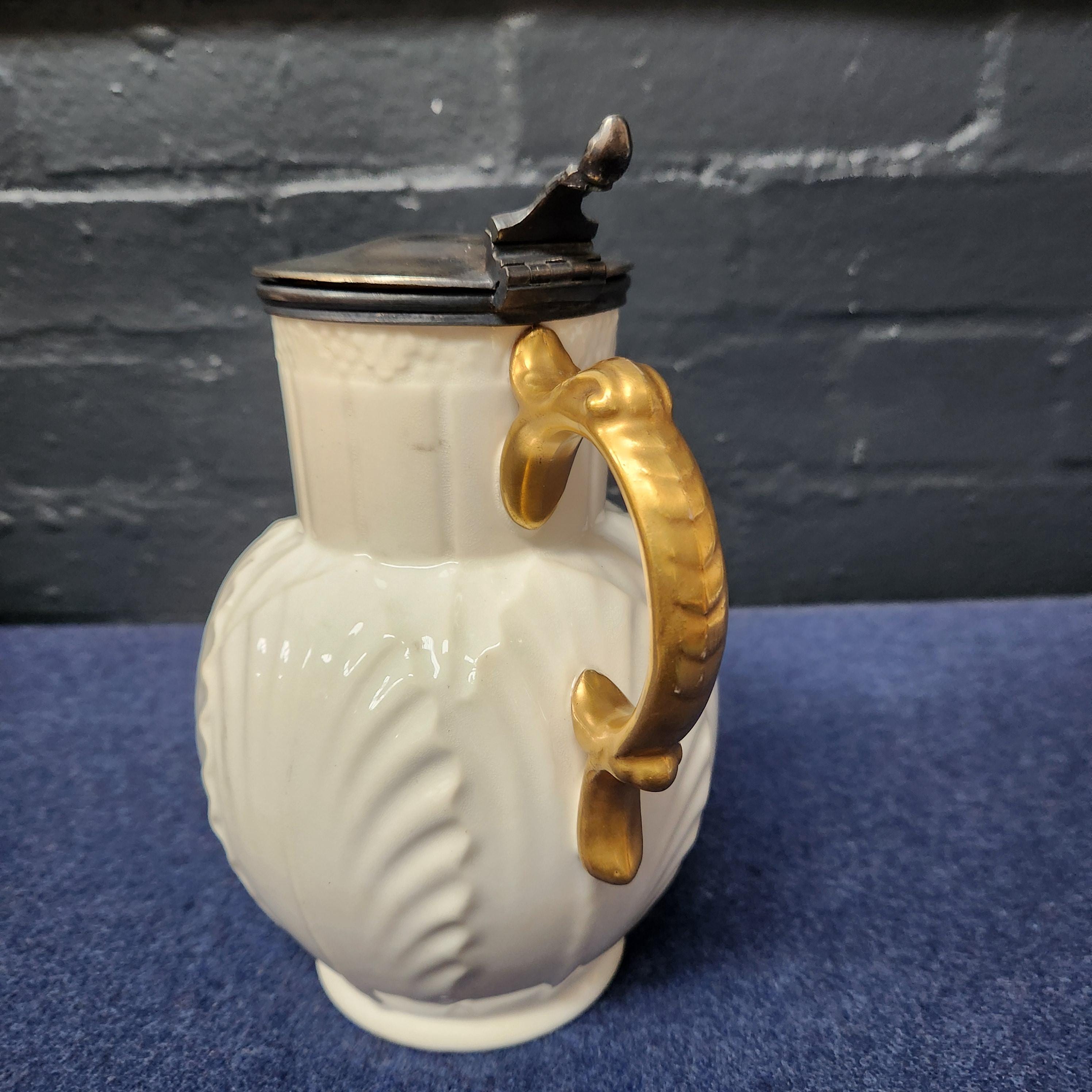 Coalport Mask Head Lidded Pitcher/Jug