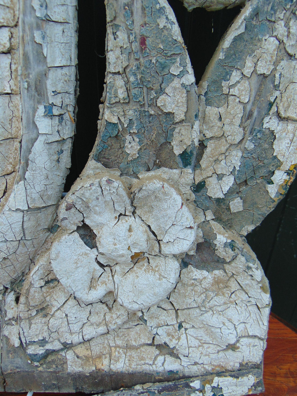 19th Century Carved Wooden Shelf Bracket