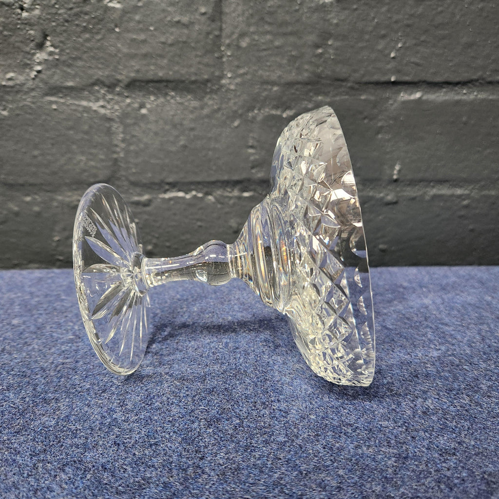 Small Thomas Webb Cut Crystal Tazza, Dennis Diamonds Pattern