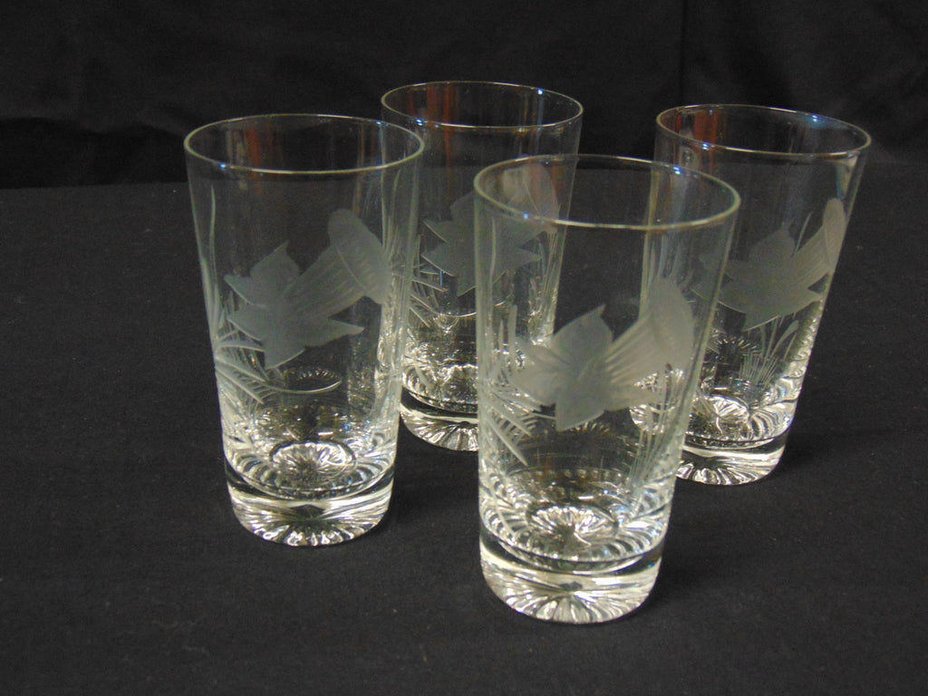 Set of 4 Vintage tumblers.