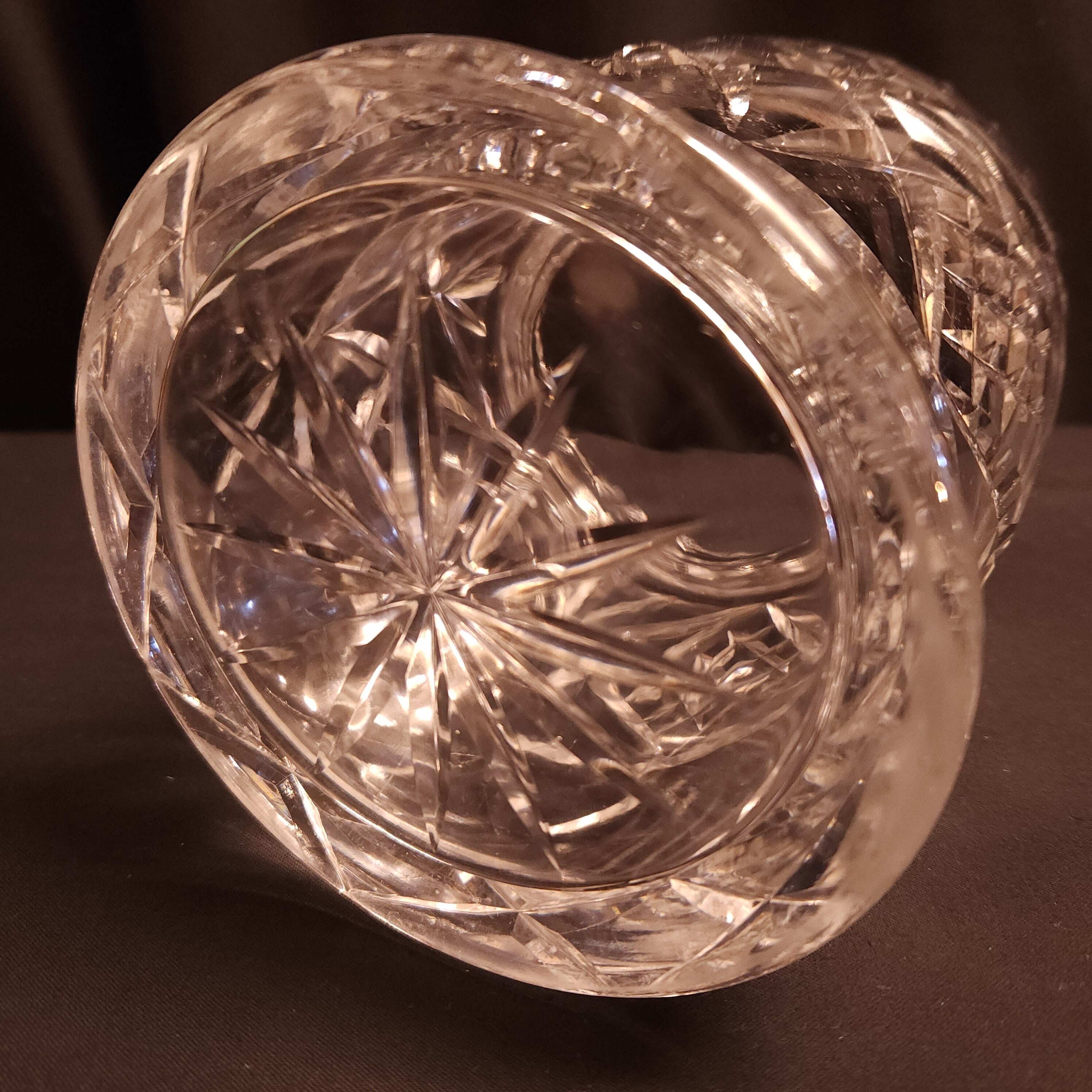 Cut Glass Ice Bucket