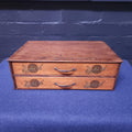Early 20thC Retail Counter Top Haberdashery Drawers for Sphere Oval-Oct Suspenders