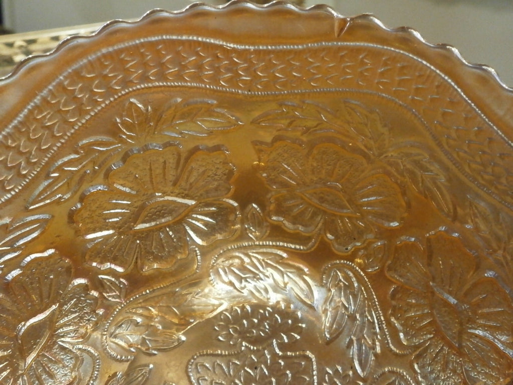 Edwardian Carnival Glass Bowl