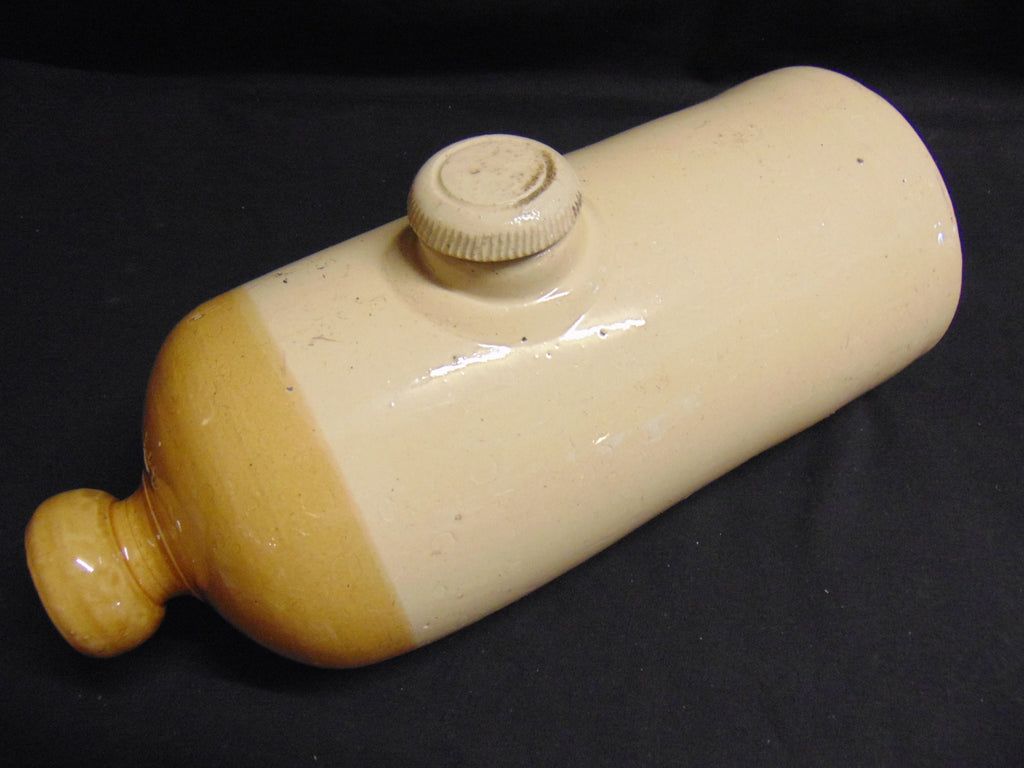 Late 19thC Stoneware Hot Water Bottle - Vince Powell & Co, Bristol
