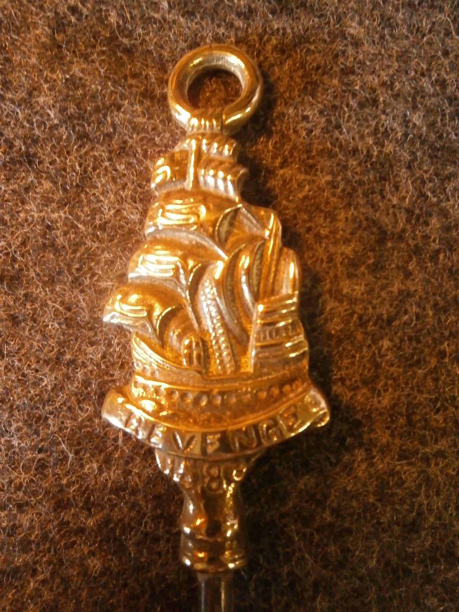 Mid-Century Retro, Brass Corkscrew and Matching Bottle top Opener