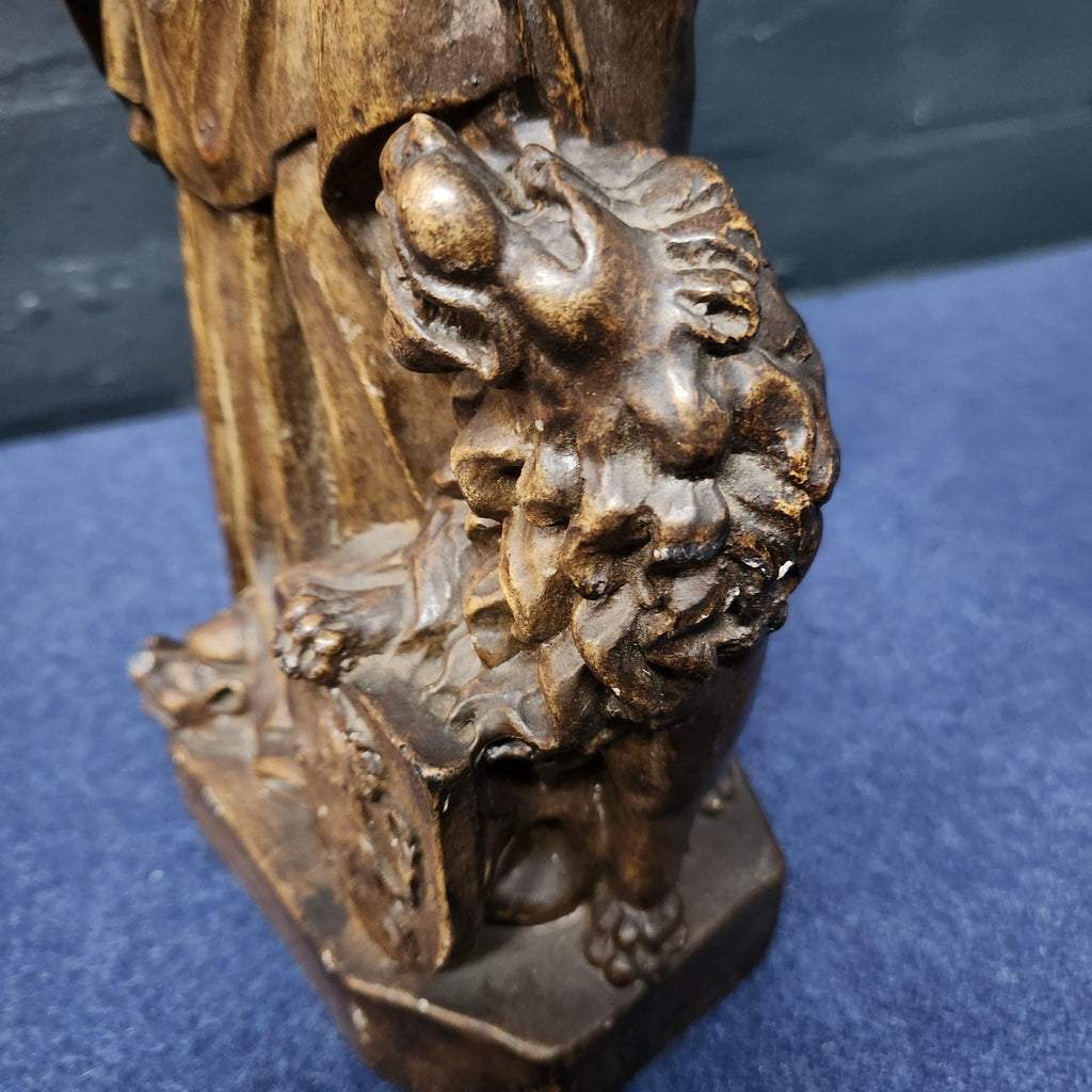 Our Lady of Flanders Plaster Statue, French