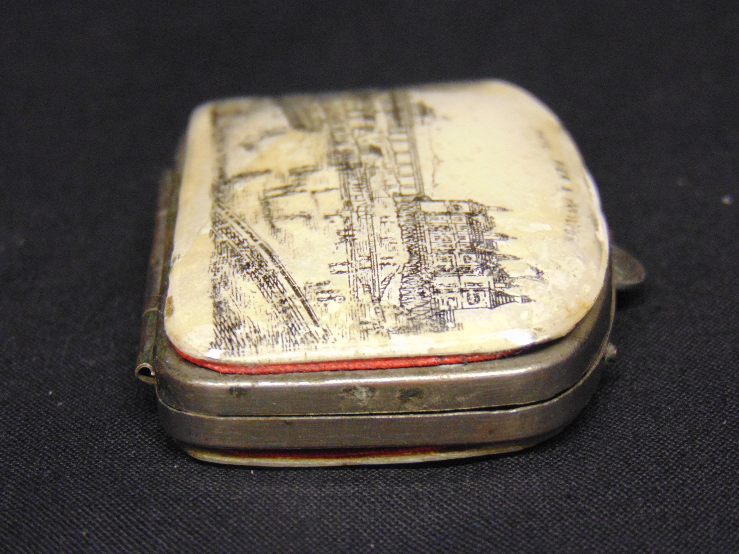 Edwardian Souvenir Coin Purse for Rhyl