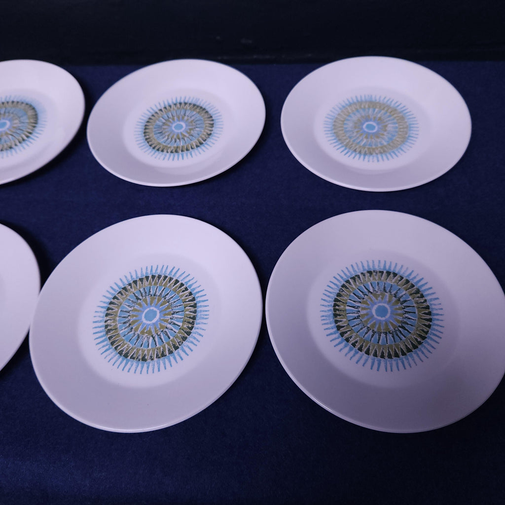 J G Meakin Aztec, Set of 8 Side Plates