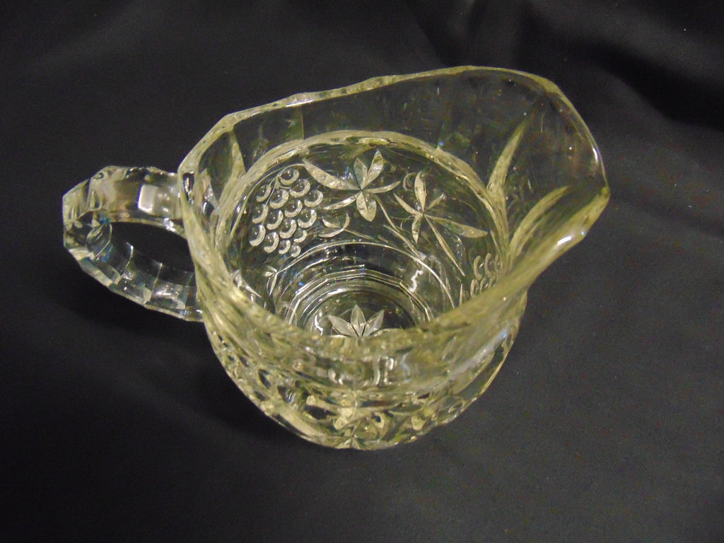 Pressed Glass Lemonade Jug
