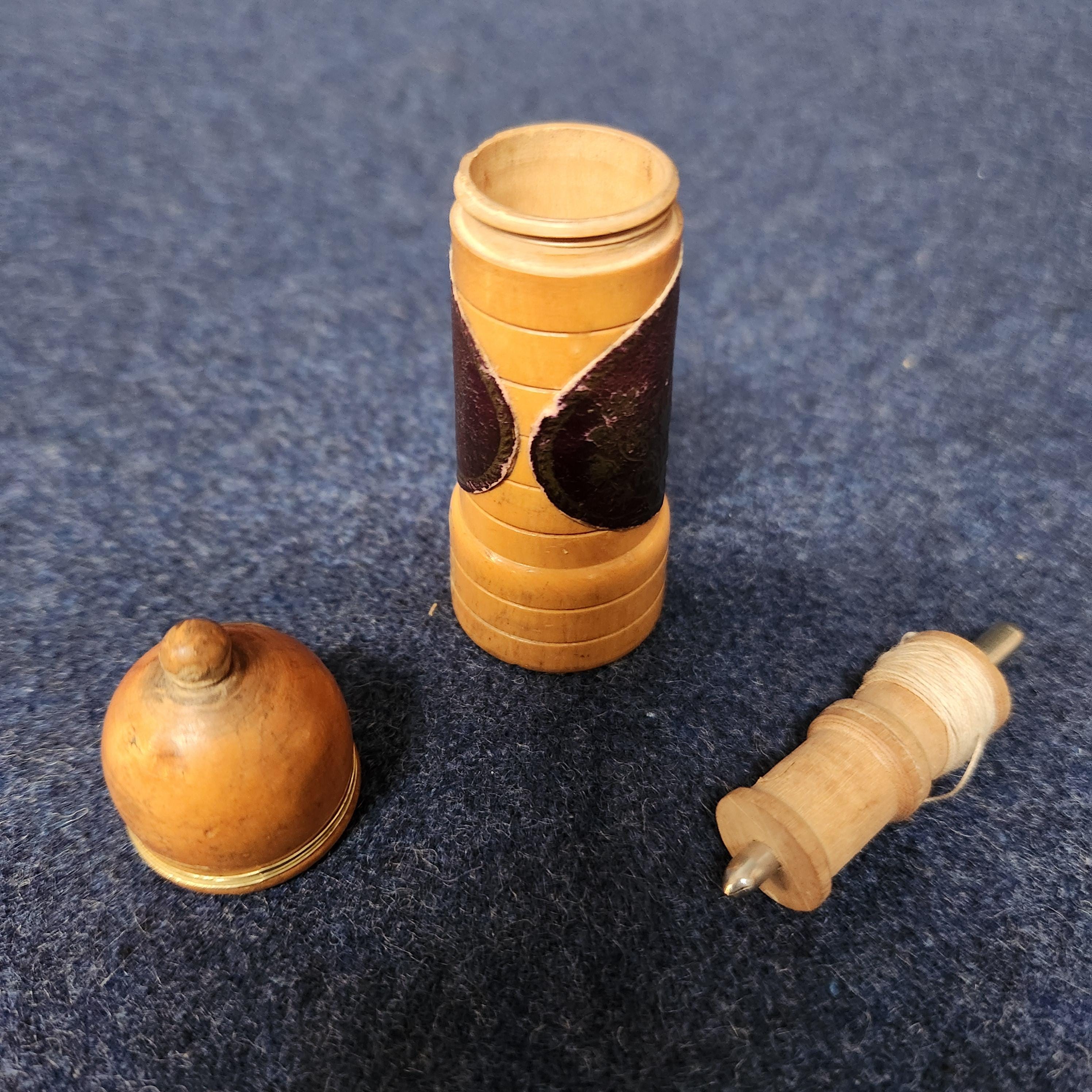 19th Century German Etui: Antique Sewing Case