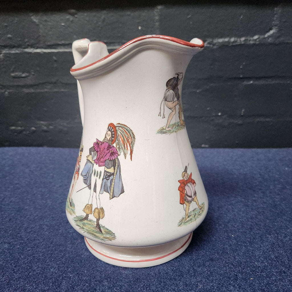 SOLD **** 19thC Elsmore & Forster Jester Puzzle Jug