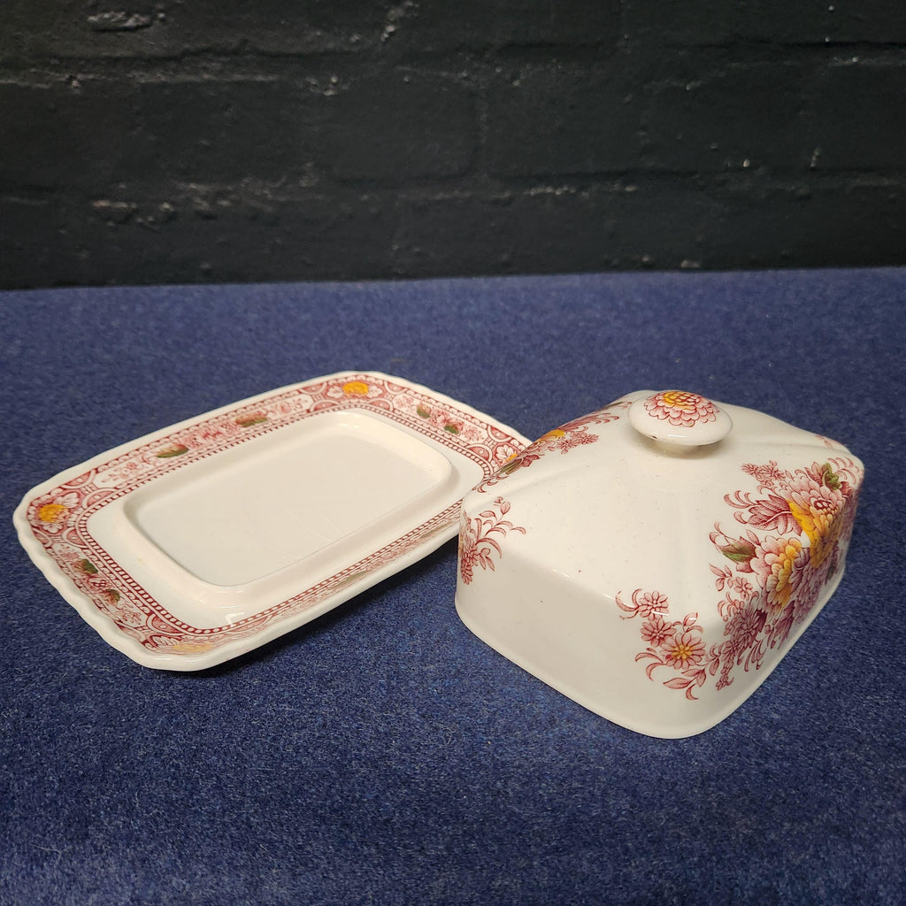 Butterdish - Ridgway - Canterbury Pattern