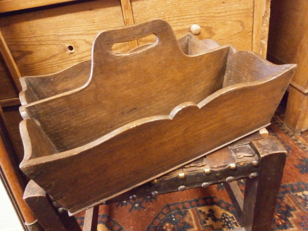 Victorian Oak Knife Box