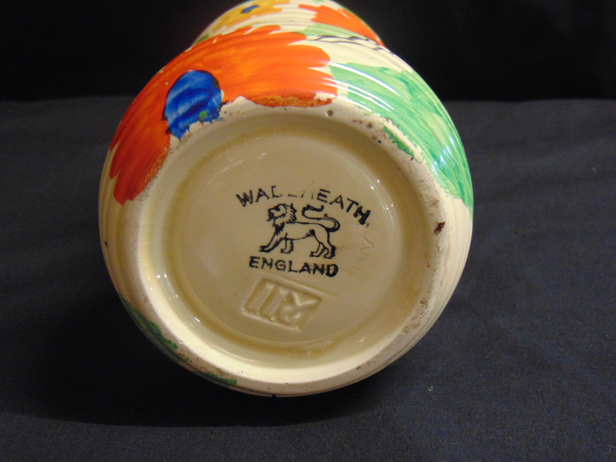 Art Deco Wade Heath Hand Painted Vase