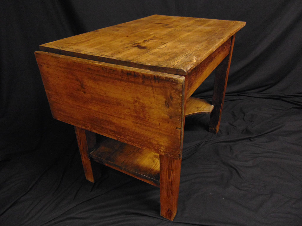Stained Pine Antique Welsh Dairy Table