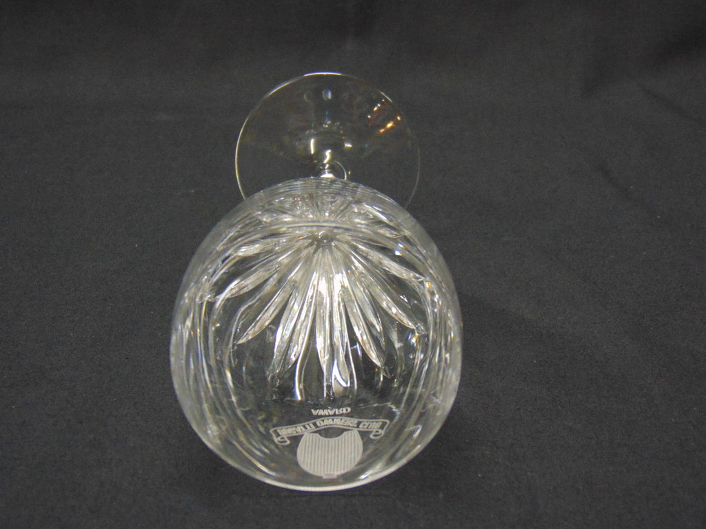 Heavy Cut Glass Wine Glass for the Bugatti Owners Club Award