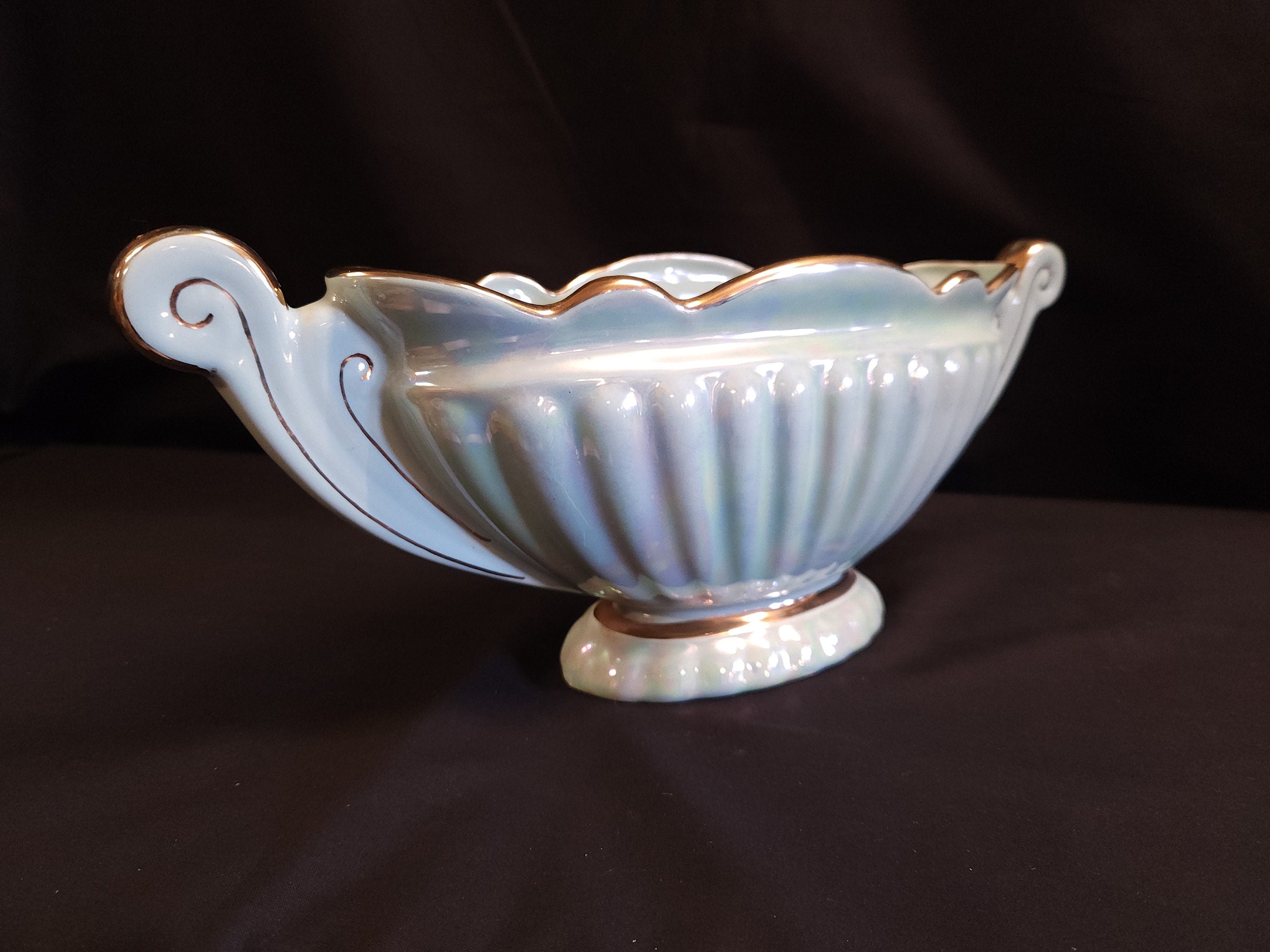 Sadler Green Lustre Vase