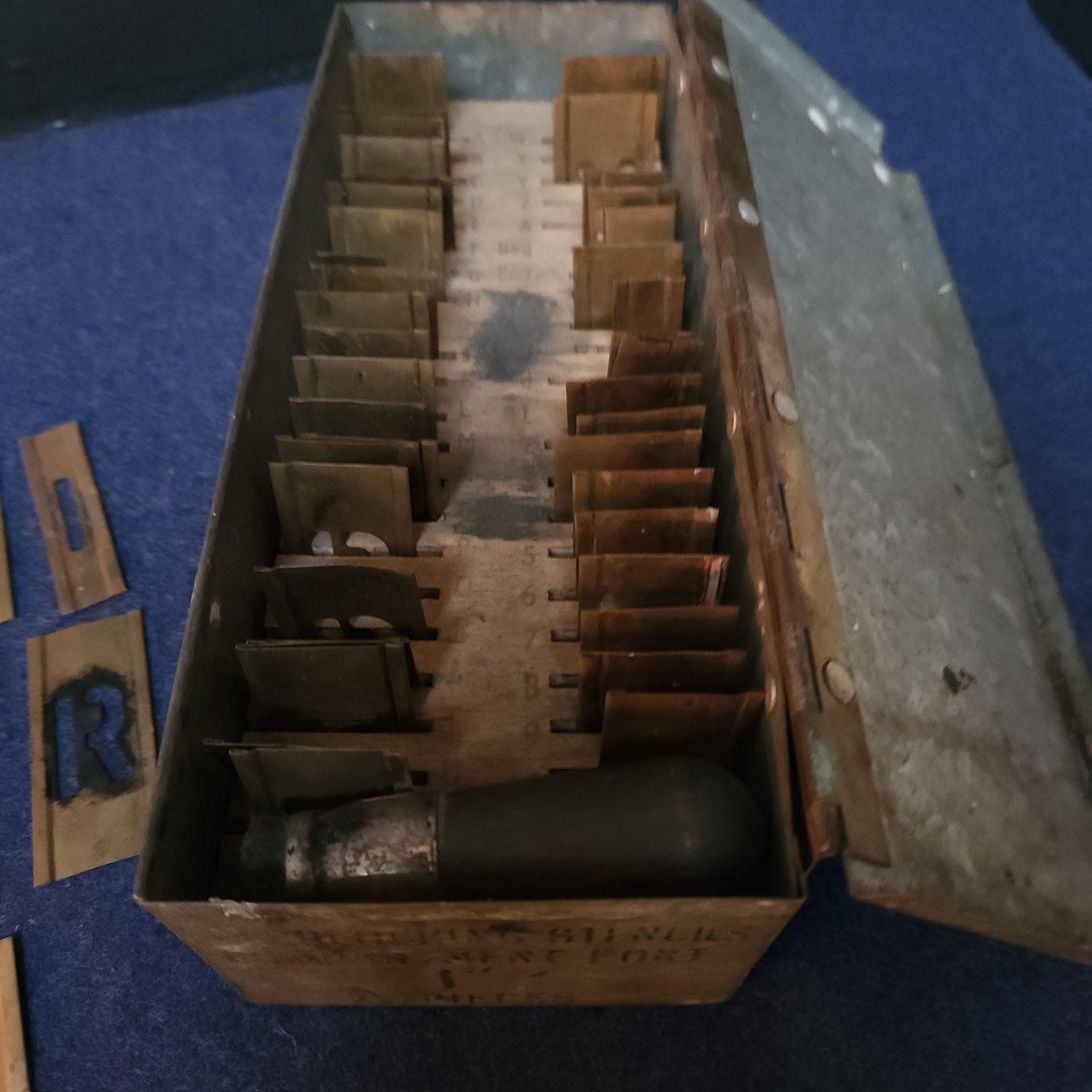 Industrial Linking Stencil Set - Circa 1940/50's