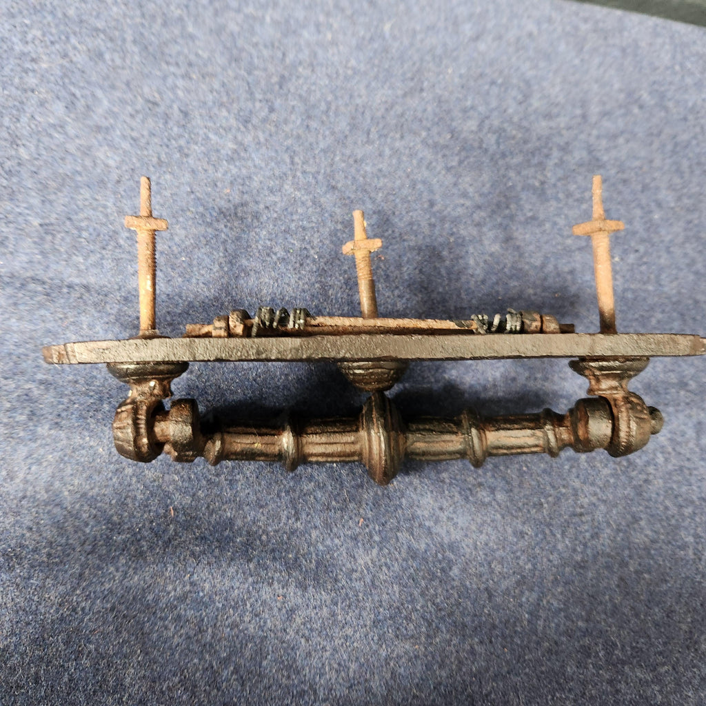 Late Victorian Cast Iron Letter Flap/Door Knocker