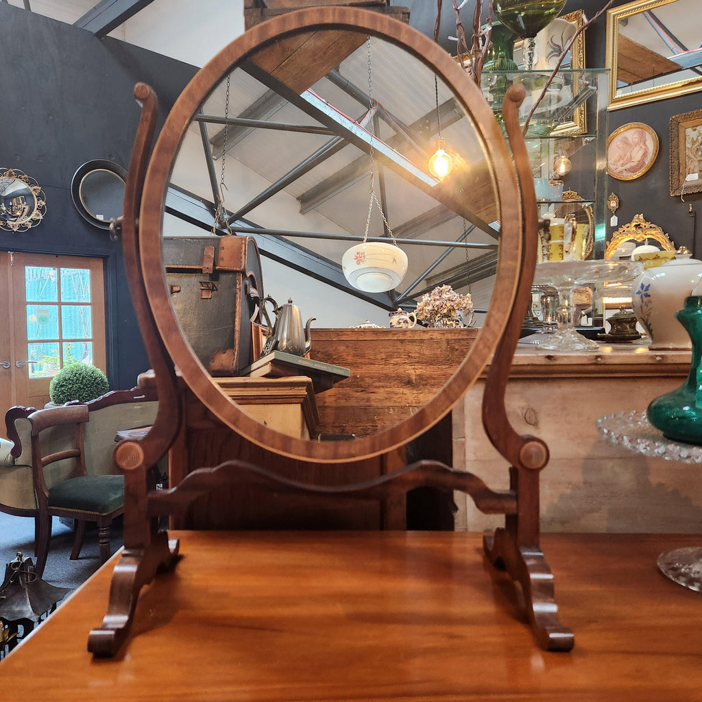 Late 19thC Mahogany Dressing Table Swing Mirror