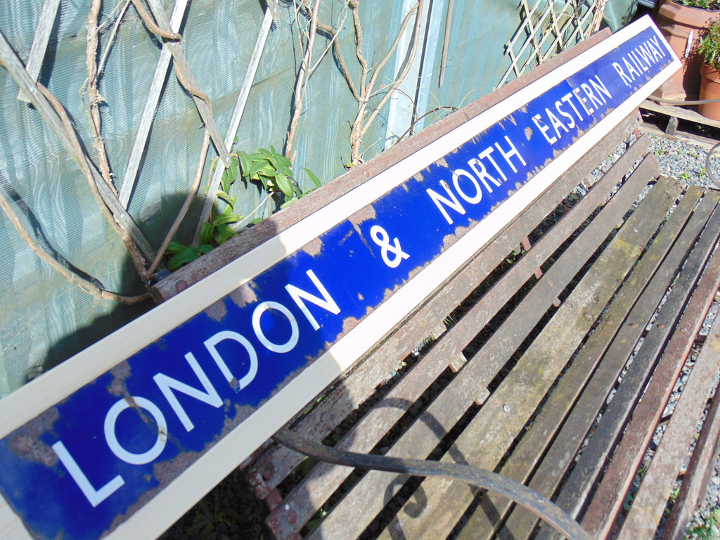 London & North Eastern Railway, LNER, Posterboard Heading, Enamel Sign