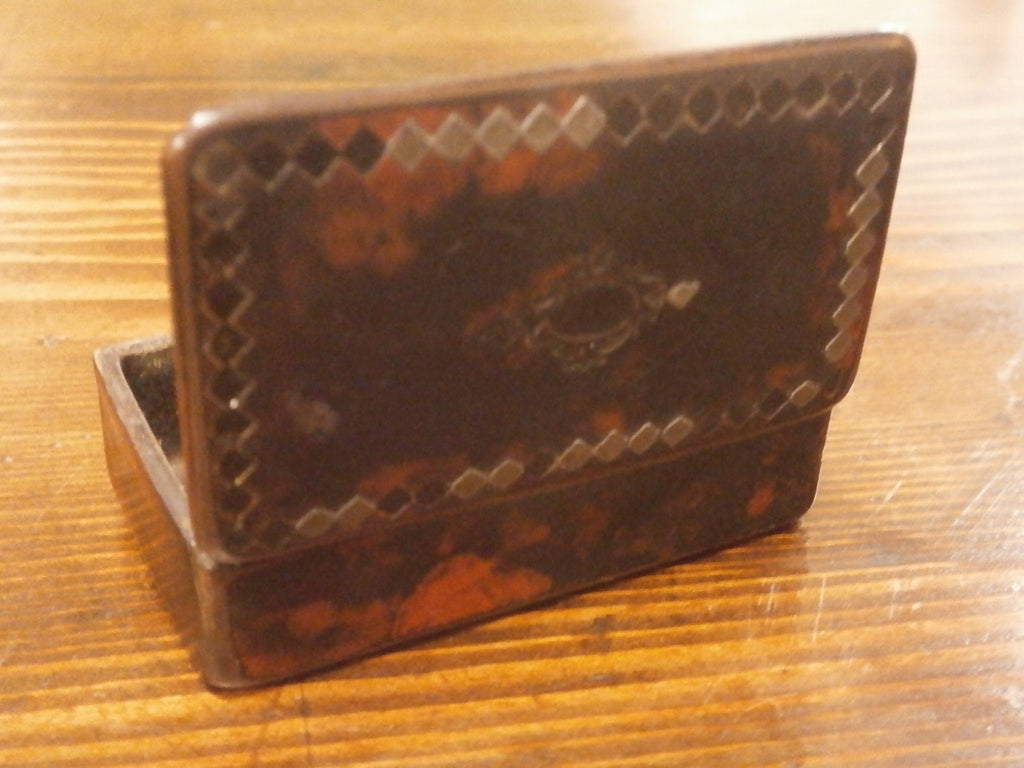 Georgian Paper Mache Snuff Box