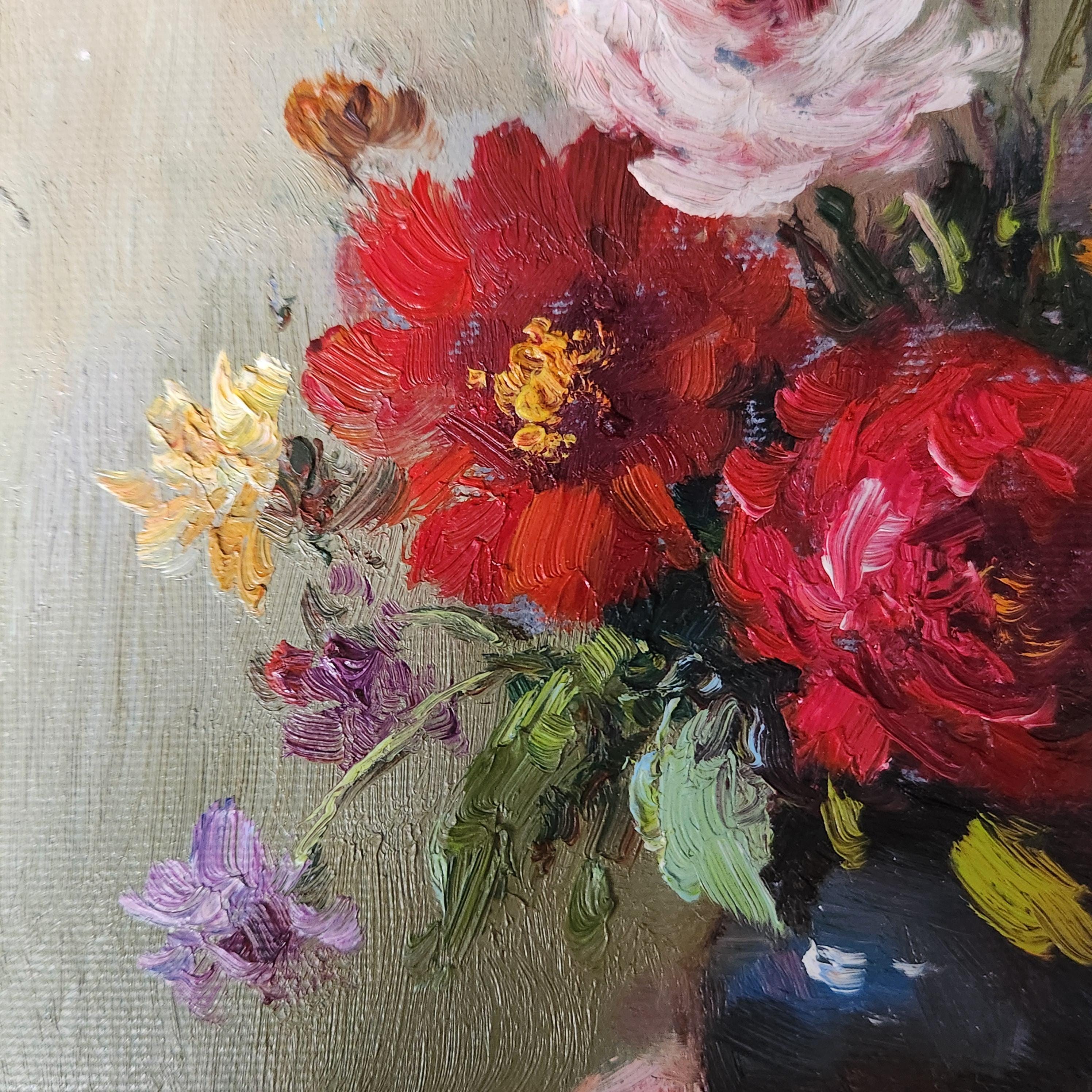 Small Still Life Oil on Canvas - Unframed