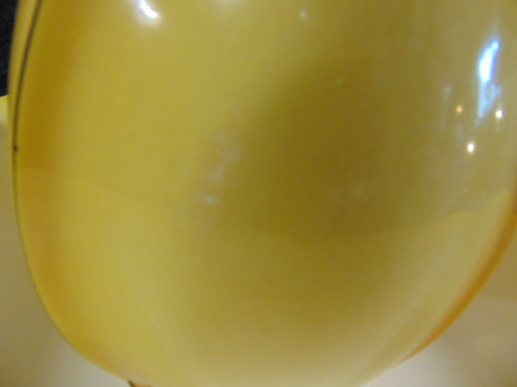 Art Nouveau Yellow Wash Jug and Bowl