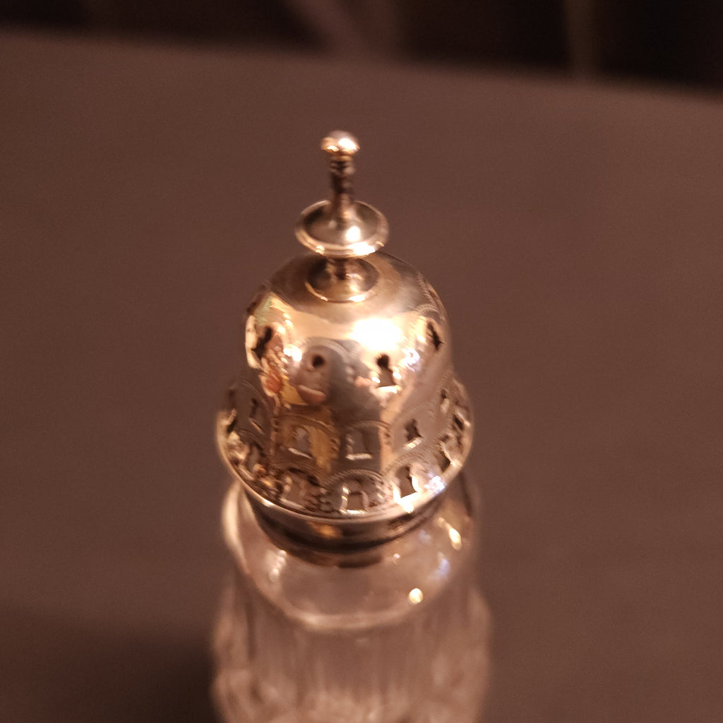 Sugar Sifter, Hallmarked Silver London 1798, Peter and Ann Bateman