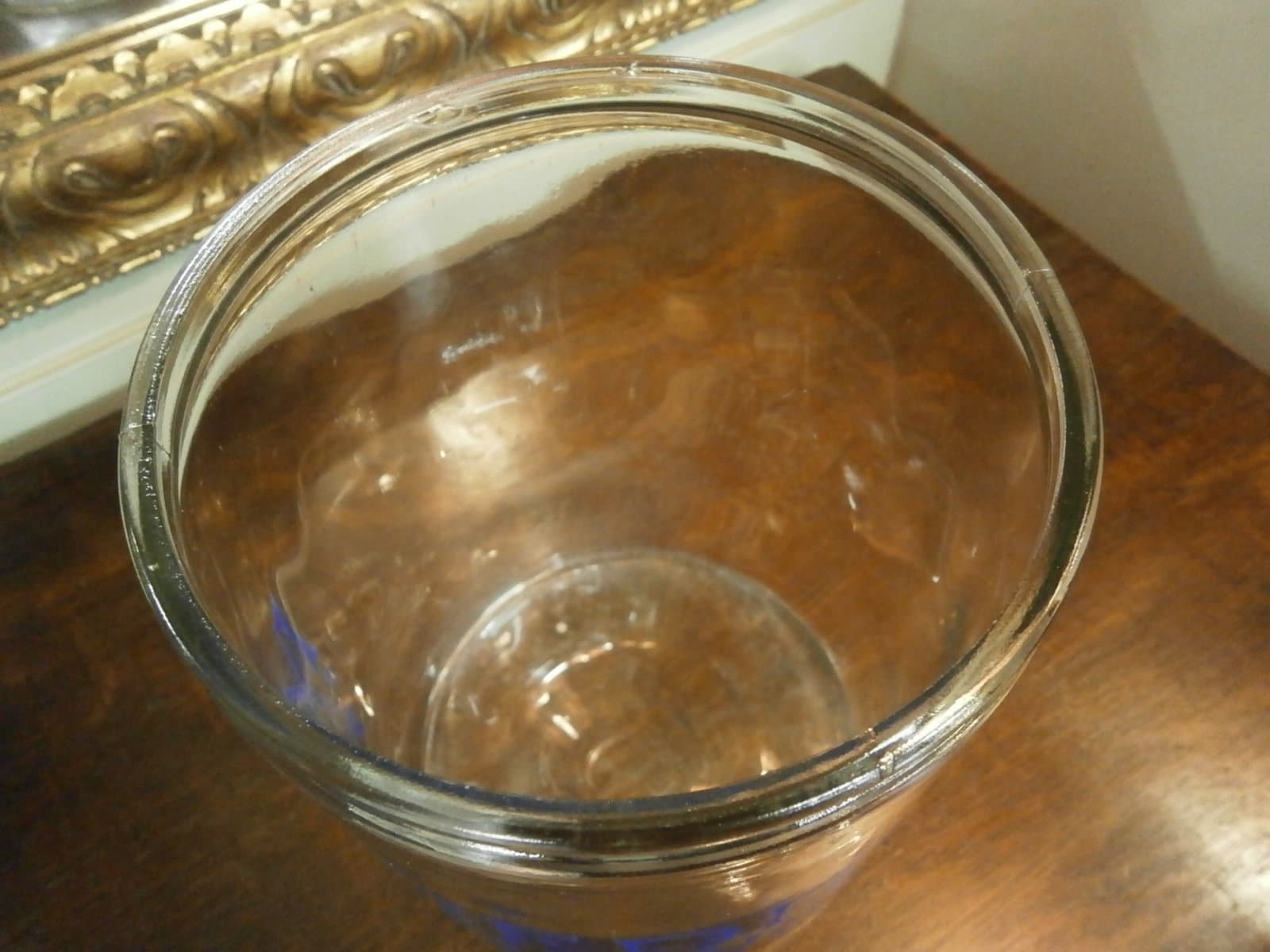 Rare Edwardian Meredith Drew Counter Top Biscuit Jar -- Antique