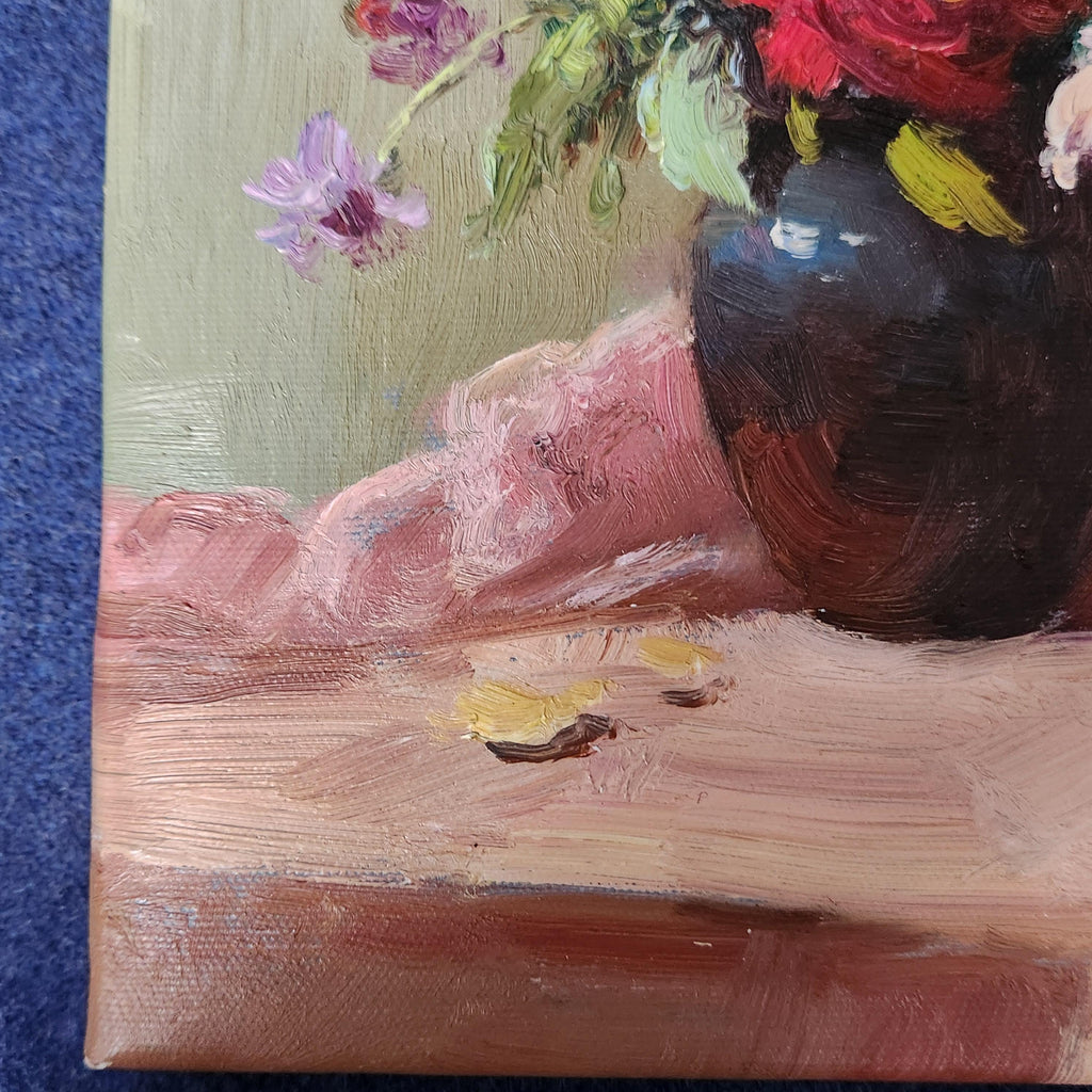 Small Still Life Oil on Canvas - Unframed