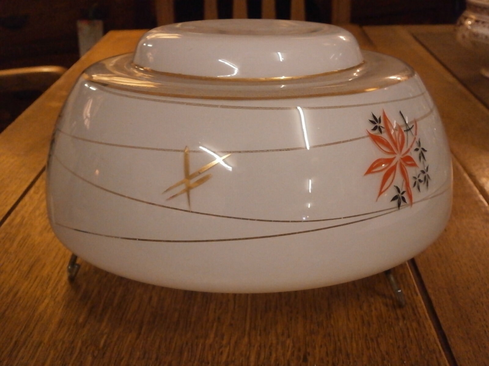 A 1950s Plafonnier Ceiling Shade, Fly Catcher,Retro Vintage.