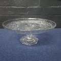Early 20thC Pressed Glass Large Cake Stand