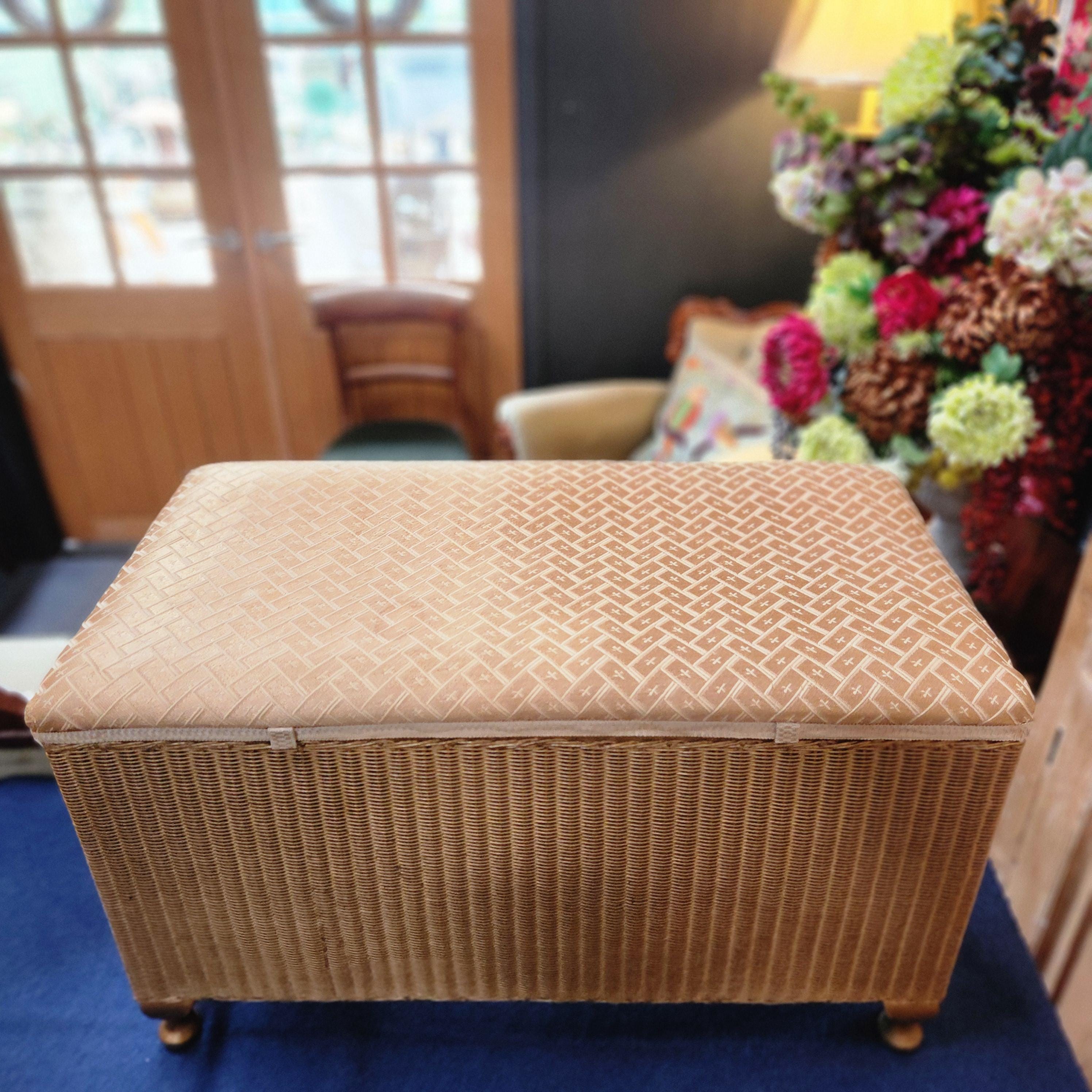 Original Lloyd Loom "Lusty" Wicker Blanket Box
