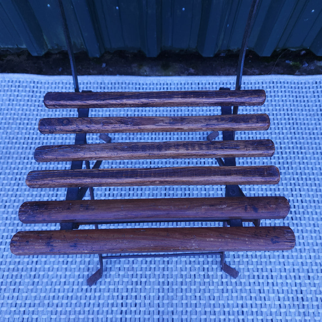 Set 4 Folding Chairs Circa Early 20thC