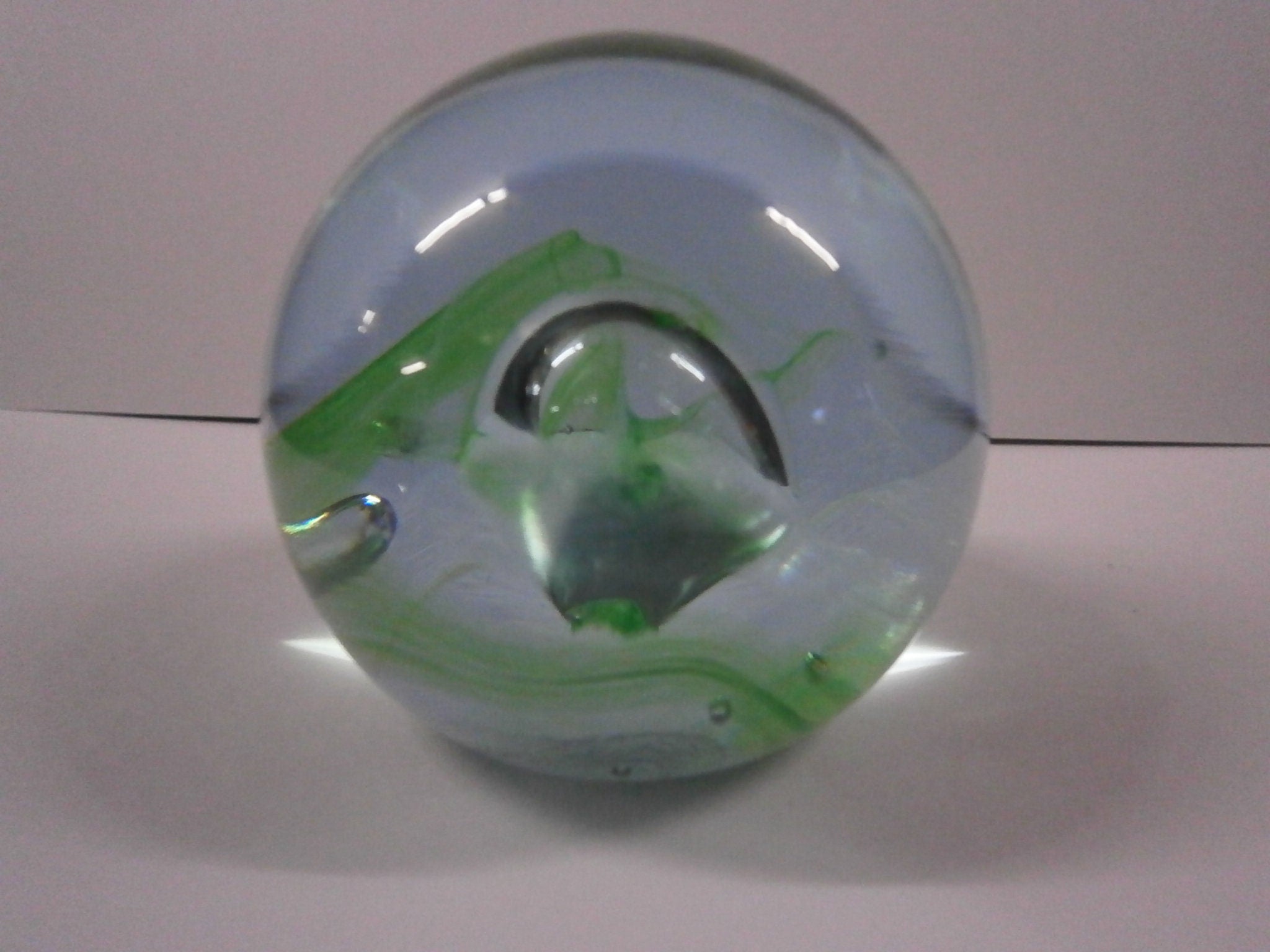 Caithness Moon Crystal Paperweight