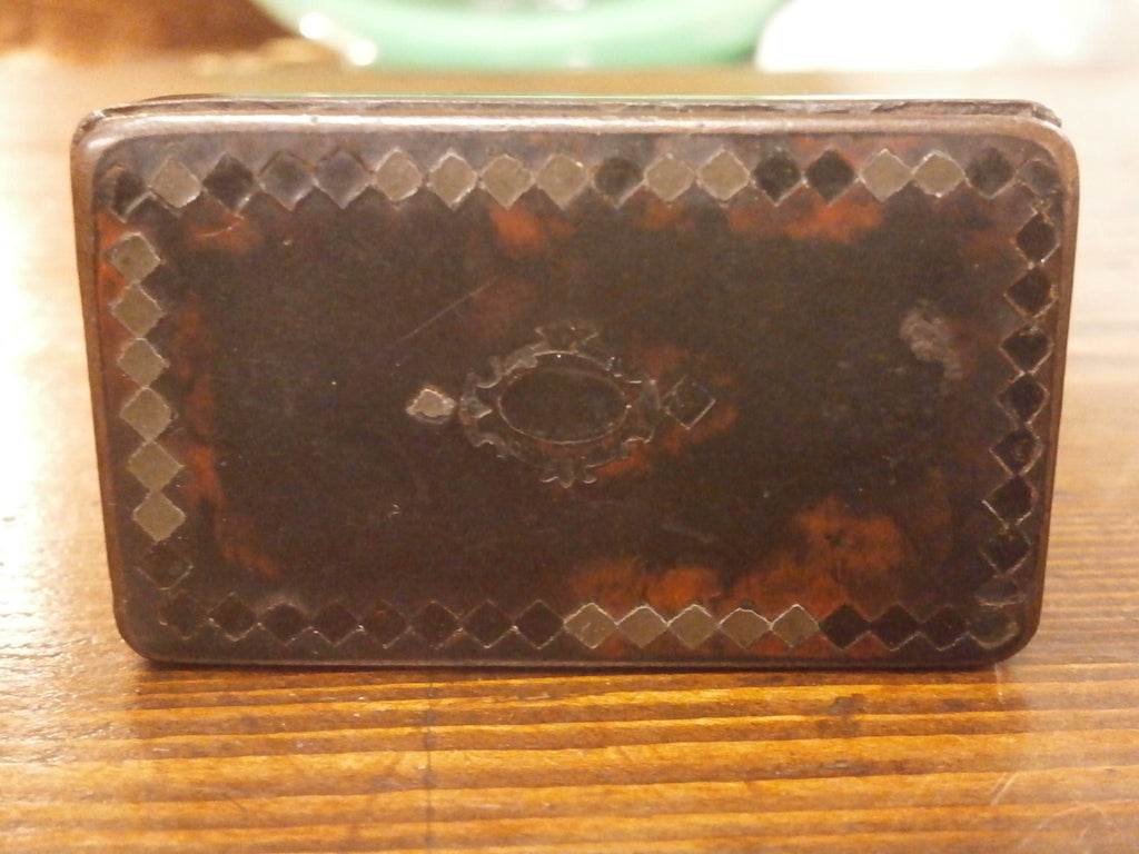 Georgian Paper Mache Snuff Box