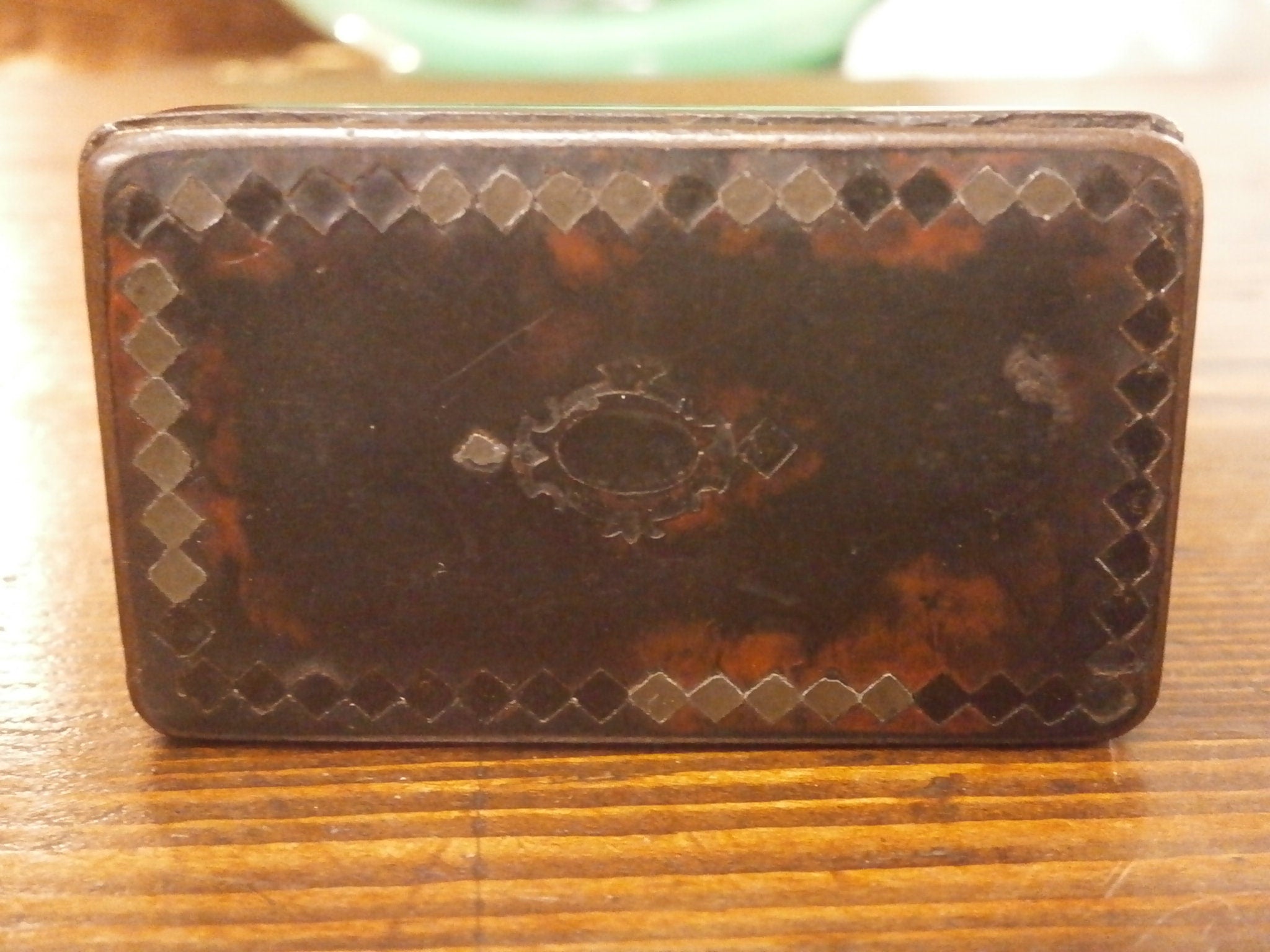 Georgian Paper Mache Snuff Box