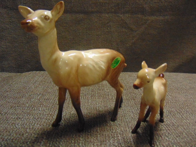Beswick Deer Family - Stag, Doe and Fawn