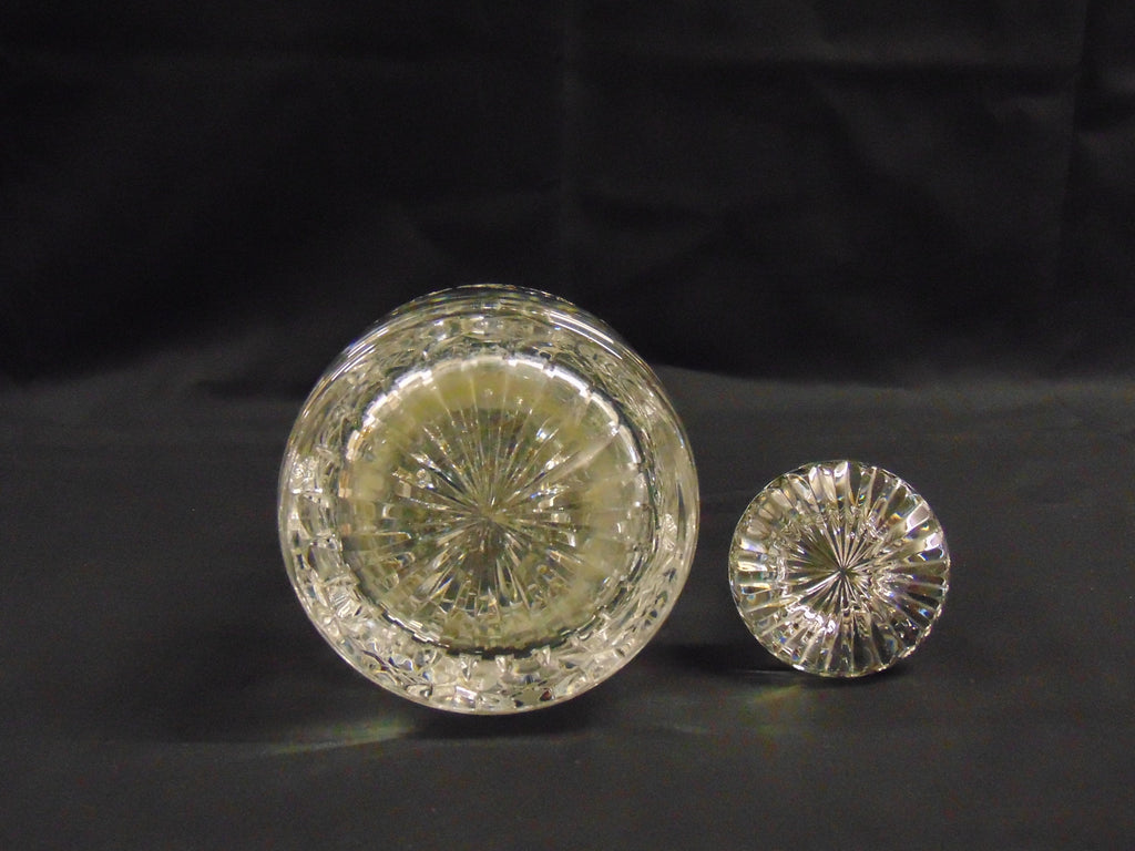 Stuart Crystal Glengarry Cambridge Cut Crystal Mushroom Stopper Decanter
