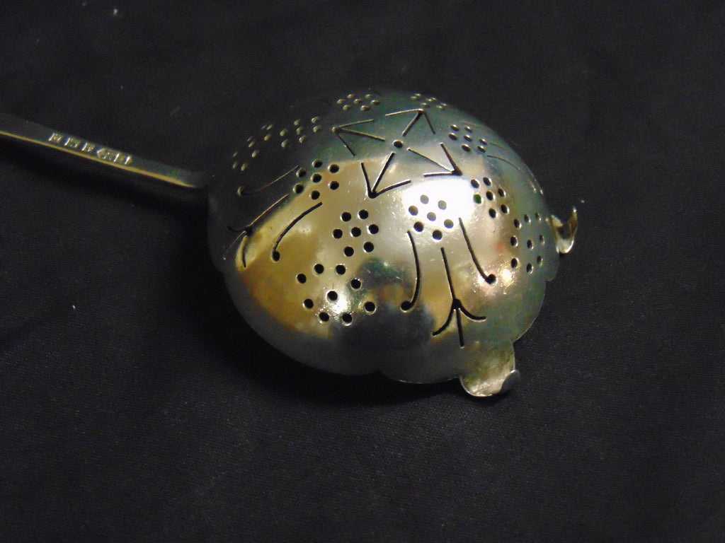Hallmarked Silver Tea Strainer, Birmingham 1953