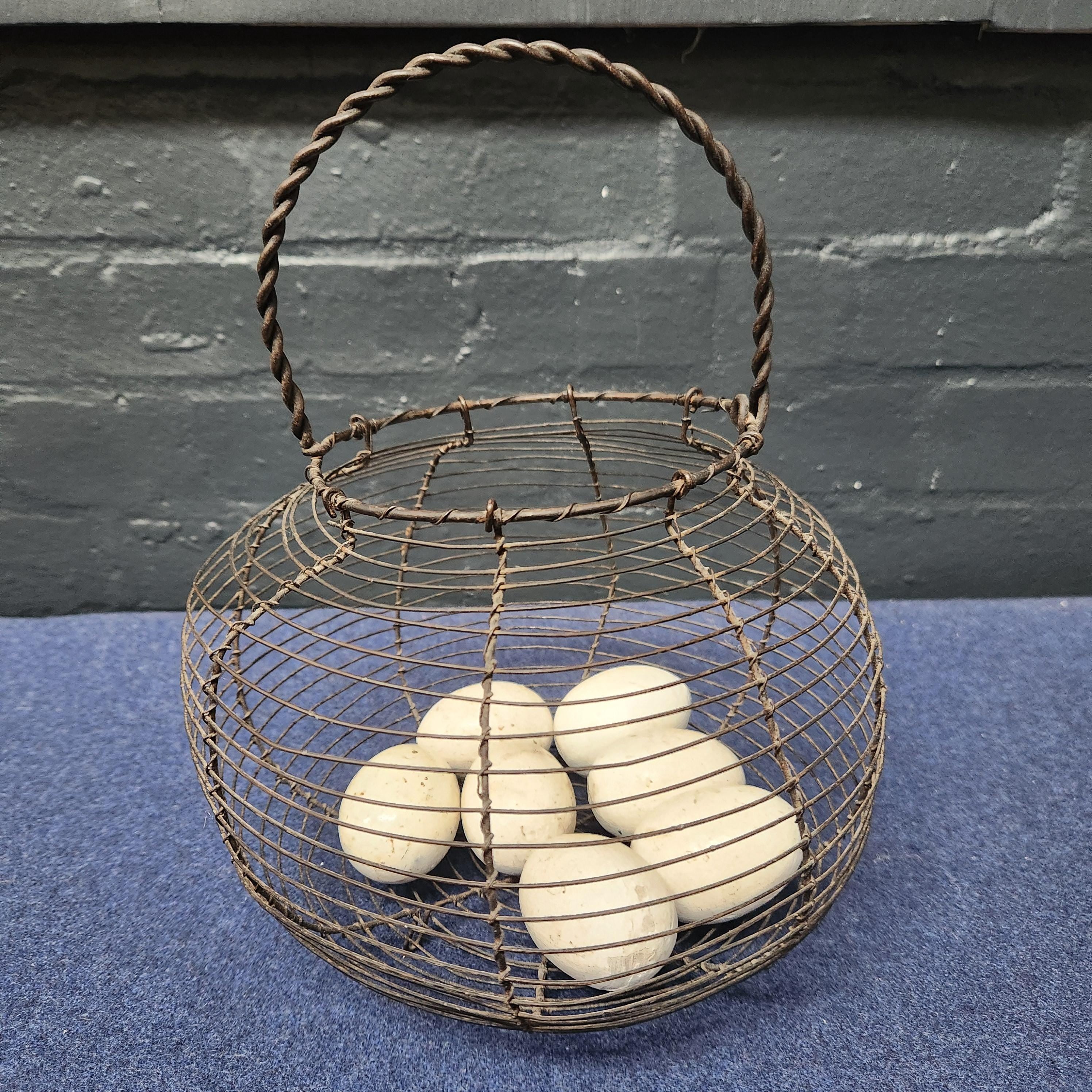 French Wire Egg Basket