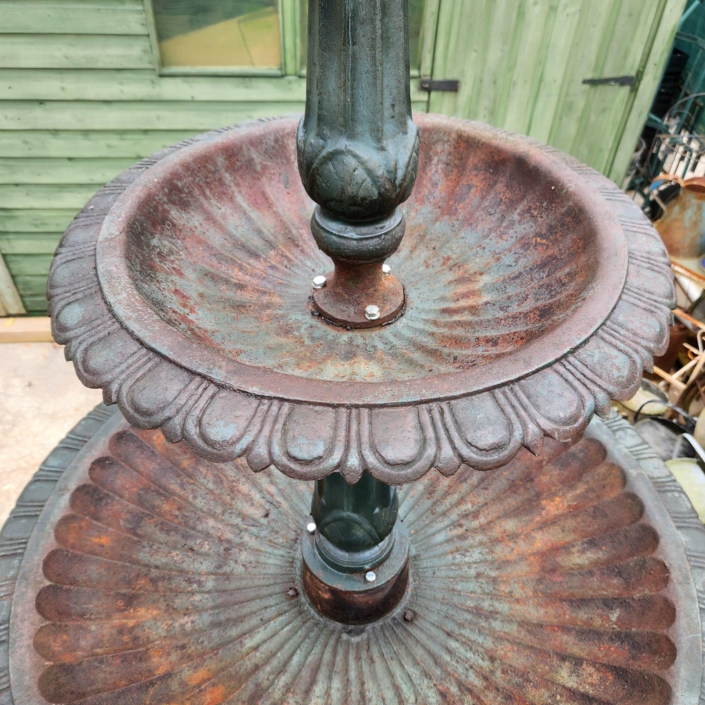 19th Century Cast Iron Garden Fountain - Coalbrookdale Style
