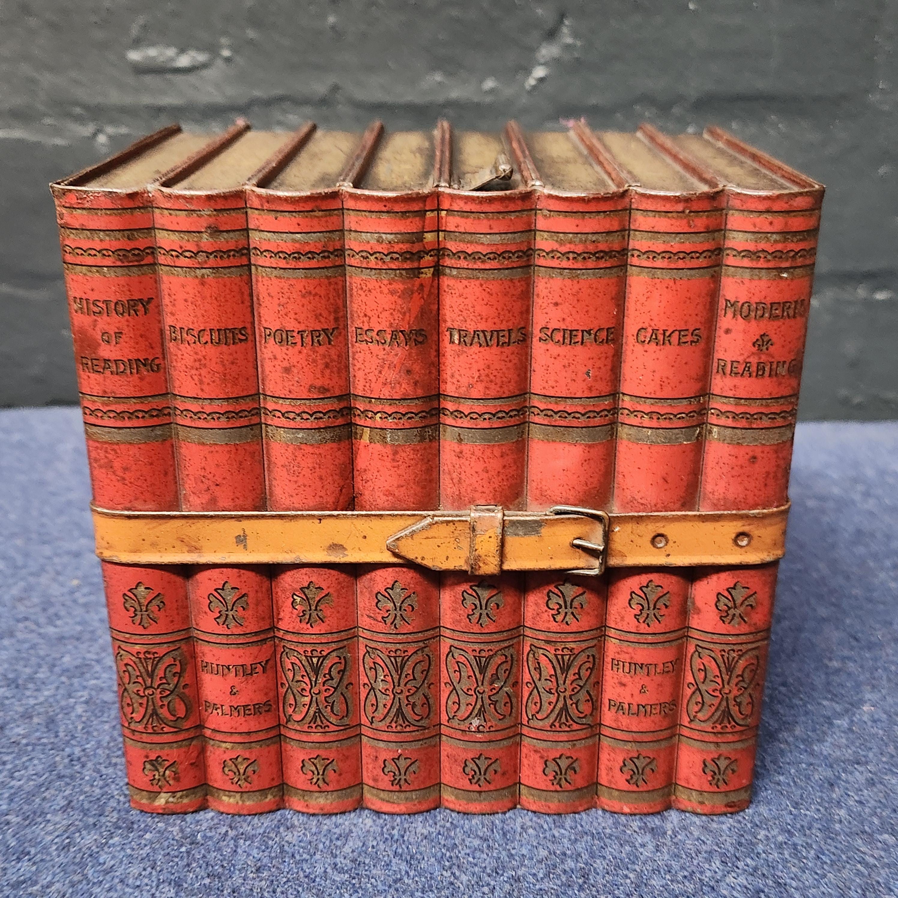 Huntley and Palmers Book Stack Biscuit Tin