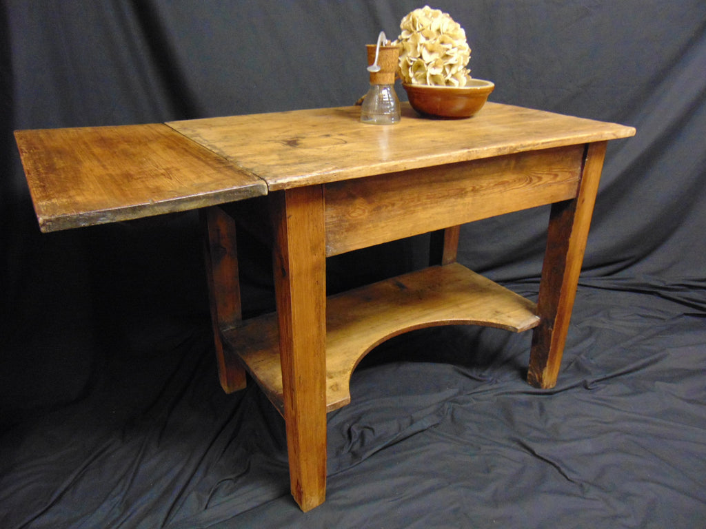 Stained Pine Antique Welsh Dairy Table