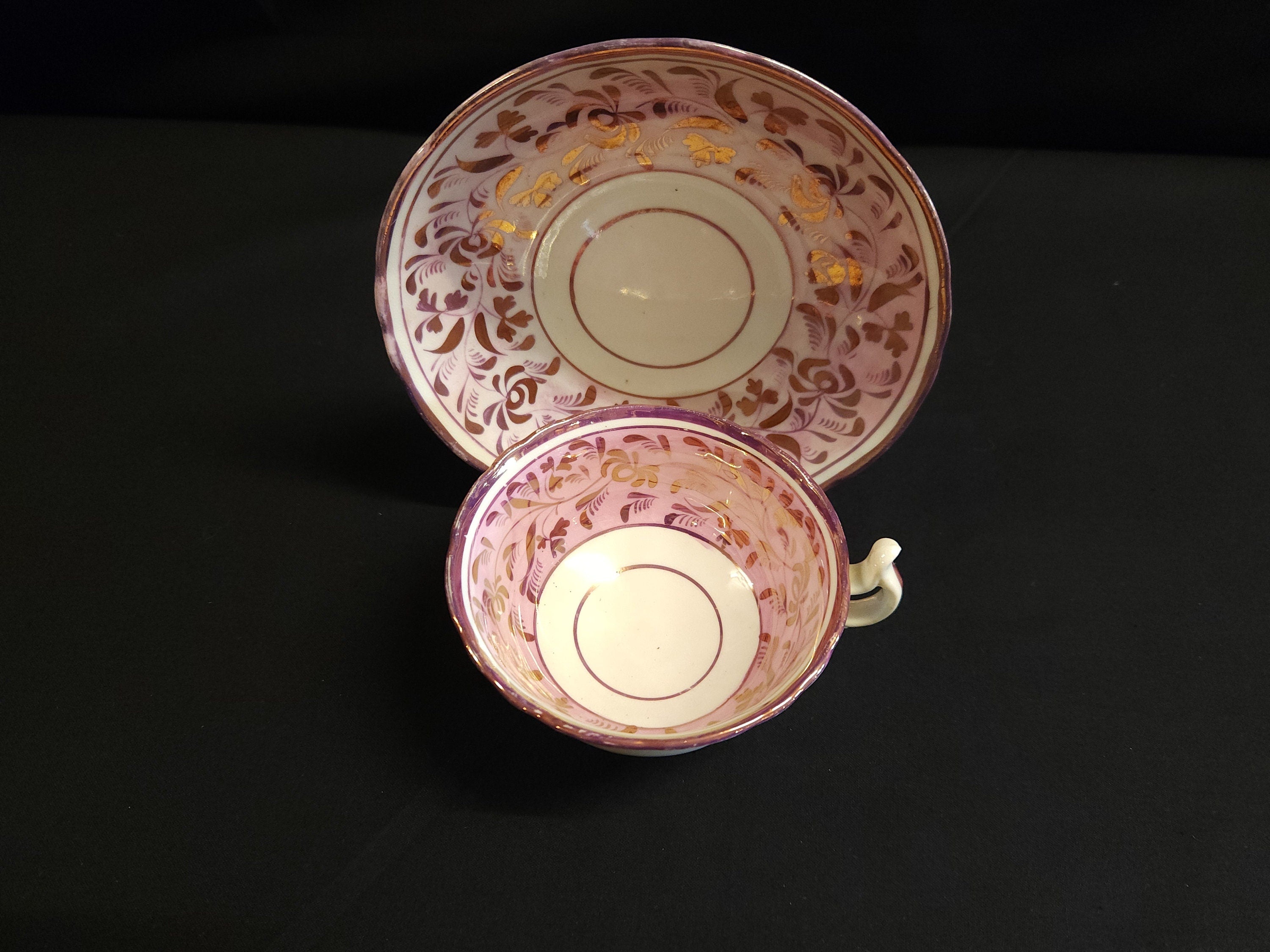 Early 19th Century Pearware Teacup & Saucer